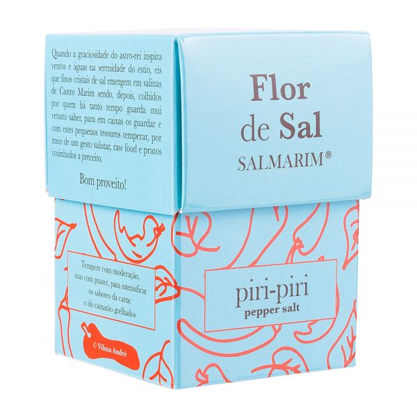 Salmarim | Flor de Sal Piri Piri | Fleur de Sel mit Chili | 150g