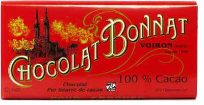 Bonnat Schokolade | Noir 100% Kakao | ohne Zuckerzusatz