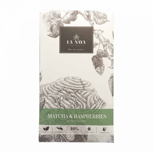 La Naya Chocolate | Matcha Schokolade | Himbeere