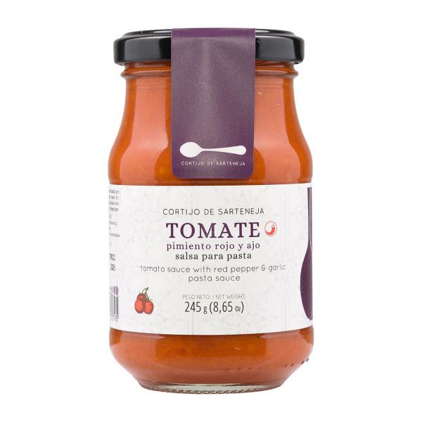 Cortijo de Sarteneja | Tomate pimiento rojo y ajo