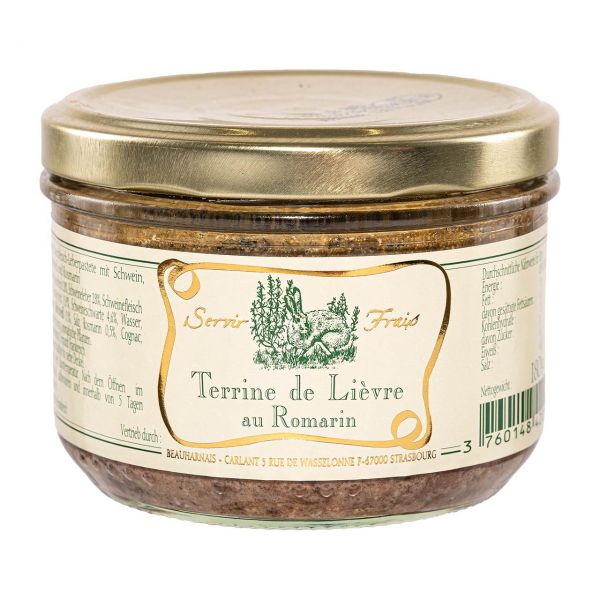 Beauharnais | Hasenpastete mit Rosmarin | 180g