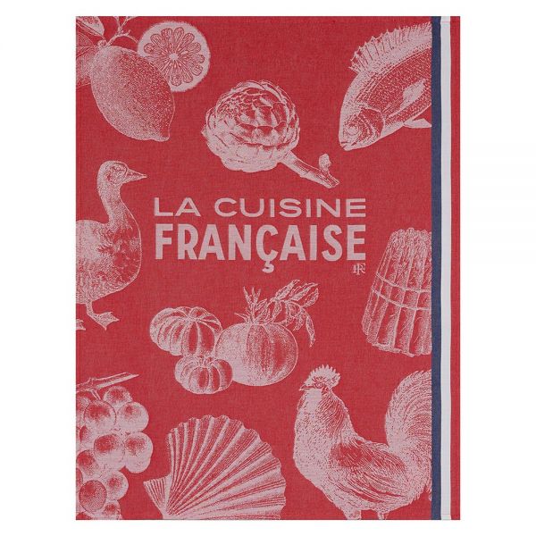 Le Jacquard Francais | Geschirrtuch Gastronomie | rot