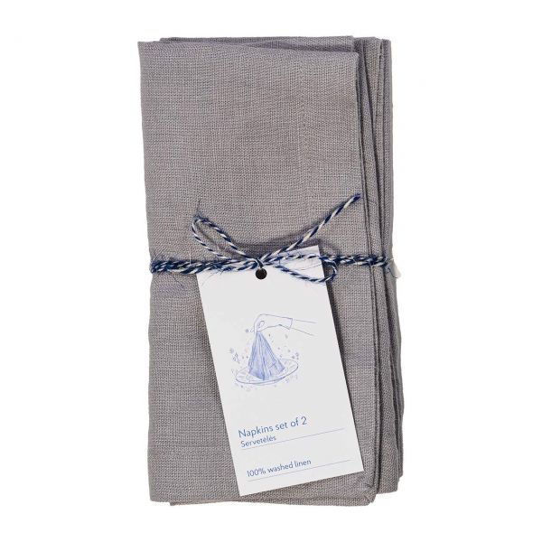 Linen Tales | Leinen Servietten | Light Grey