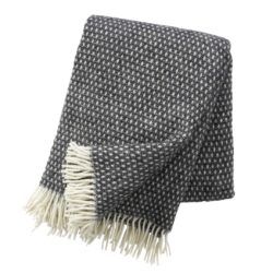 Klippan | Wolldecke Knut | dark grey