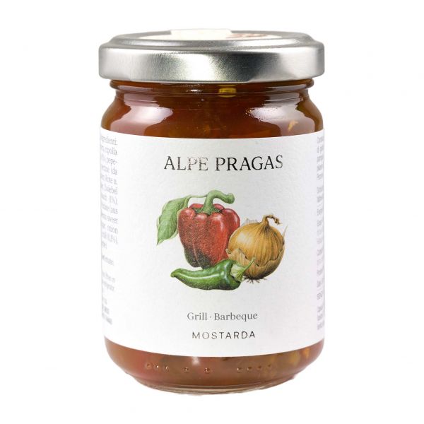 Alpe Pragas | Chutney | Mostarda Grill Barbeque | 160g 