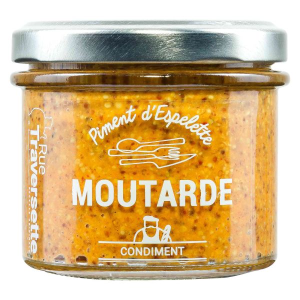 Rue Traversette | Moutarde Piment d'Espelette | 110g