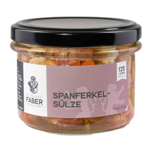 Faber Feinkost | Spanferkel Sülze | 200g