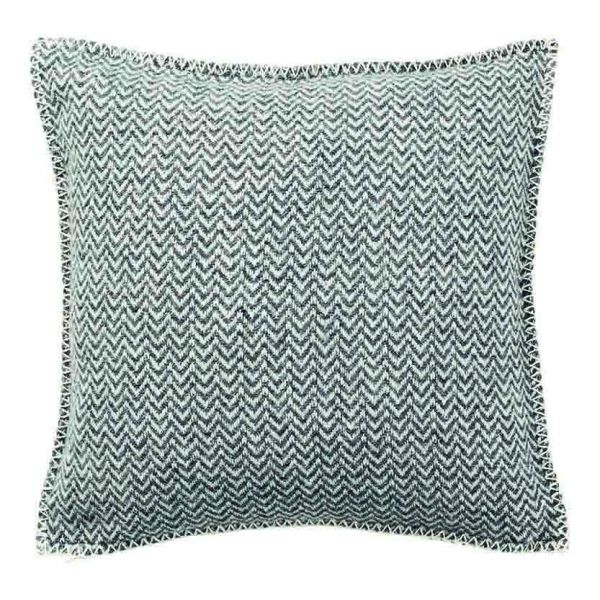 Klippan | Kissenhülle Chevron | grey | eco wool