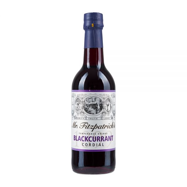 Mr Fitzpatricks | Schwarzer Johannisbeersirup | Blackcurrant Cordial | alkoholfrei