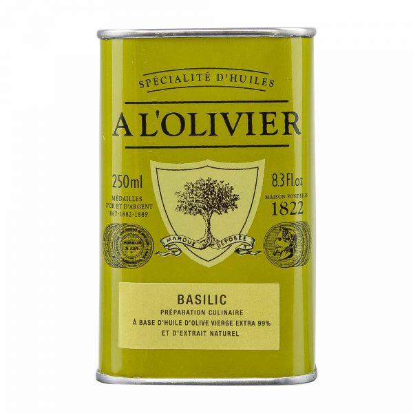 A l'Olivier | Olivenöl mit Basilikum | 250ml