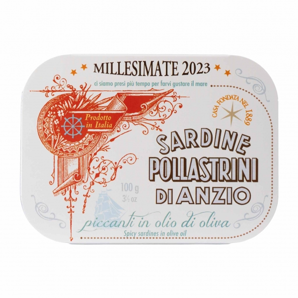 Pollastrini | Jahrgangssardinen mit Chili 2023