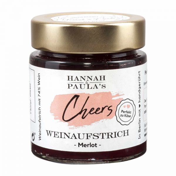 Hannah und Paulas | Cheers Weinaufstrich | Merlot