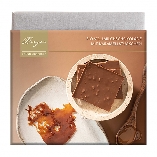 Berger Schokolade | Vollmilch Karamellstückchen [BIO]