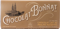 Bonnat Schokolade Lait au Praline Noisettes 55%