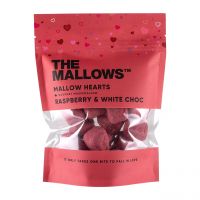 The Mallows Hearts | Marshmallows Himbeer-Herzen | 90g