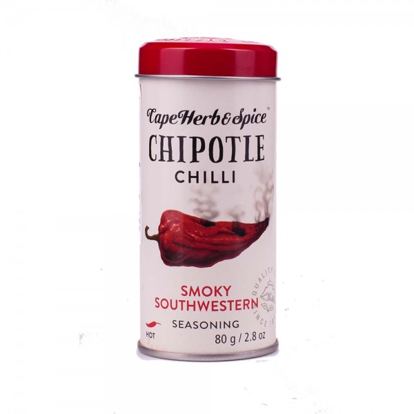 Cape Herb & Spice | Chipotle Chilli Smoky Southwestern | Gewürzsalz | 80g