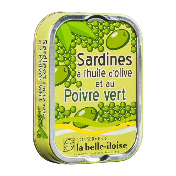La belle iloise | Ölsardinen mit grünem Pfeffer | 115g 