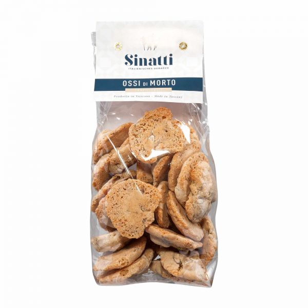 Pasticcerie Sinatti | Ossi di morto | Mandelgebäck | 300g