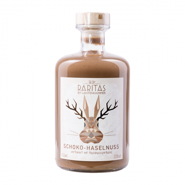 Raritas | Schoko-Haselnuss Likör | 500ml