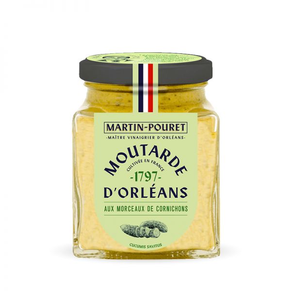 Senf mit Gürkchen | Moutarde aux Cornichons | Martin-Pouret