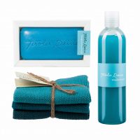 Geschenkset | blaue Wellen | Box Geschenkset | blaue Wellen | Box