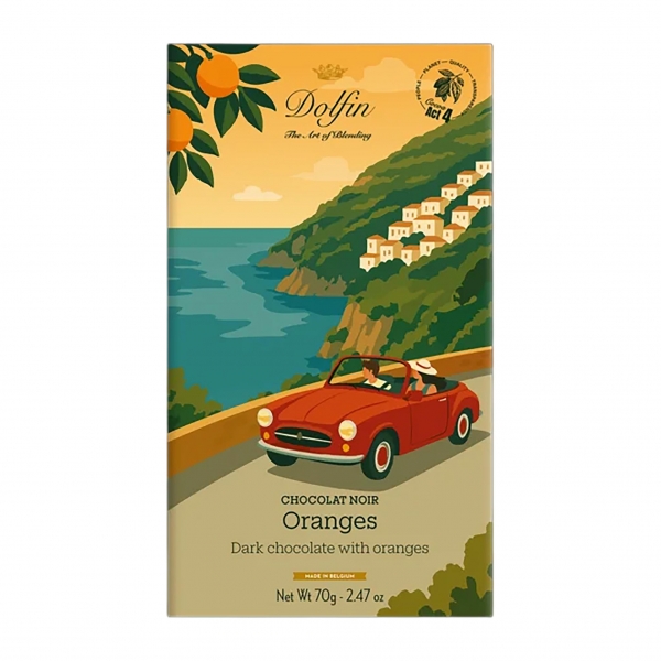 Dolfin | dunkle Schokolade mit Orange