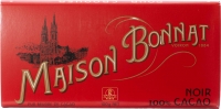 Bonnat Schokolade | Noir 100% Kakao | ohne Zuckerzusatz
