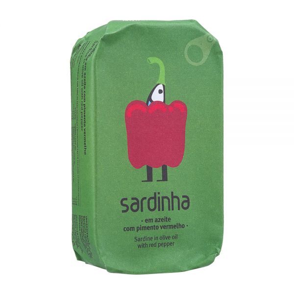 Sardinha | Sardinen mit roter Paprika in Olivenöl
