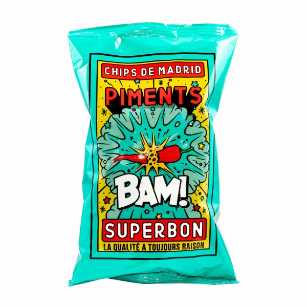 Chili Chips | Superbon Chips de Madrid | Piments | 125g