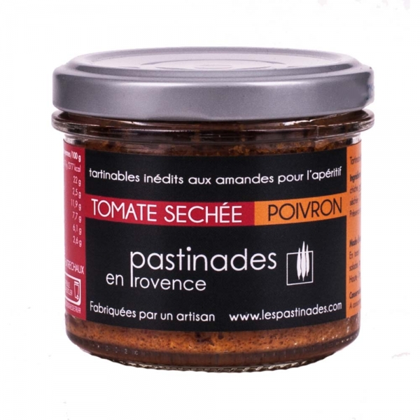 Pastinades getrocknete Tomaten mit Paprika Aperitif Creme