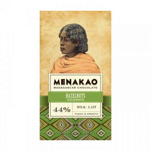 Menakao Milchschokolade mit Haselnuss
