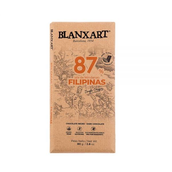 Blanxart Schokolade | Edelbitter Philippinen 87%