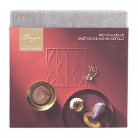 Berger | Bio Vollmilch Schokolade | Mohn-Zwetschke