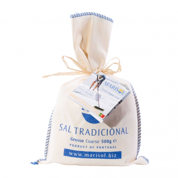 Marisol | Grobes Meersalz im Baumwollsack | 500g