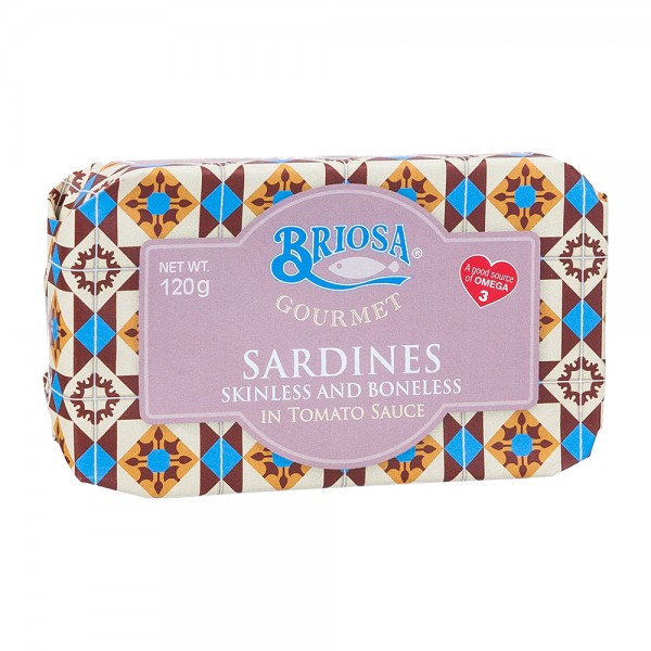 Briosa | Sardinen in Tomatensoße | ohne Gräten | 120g