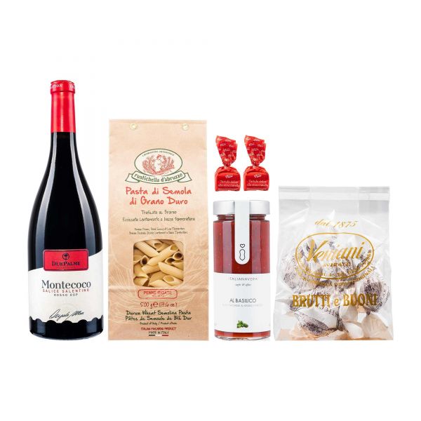 Feinkost Geschenk | Pasta und Wein