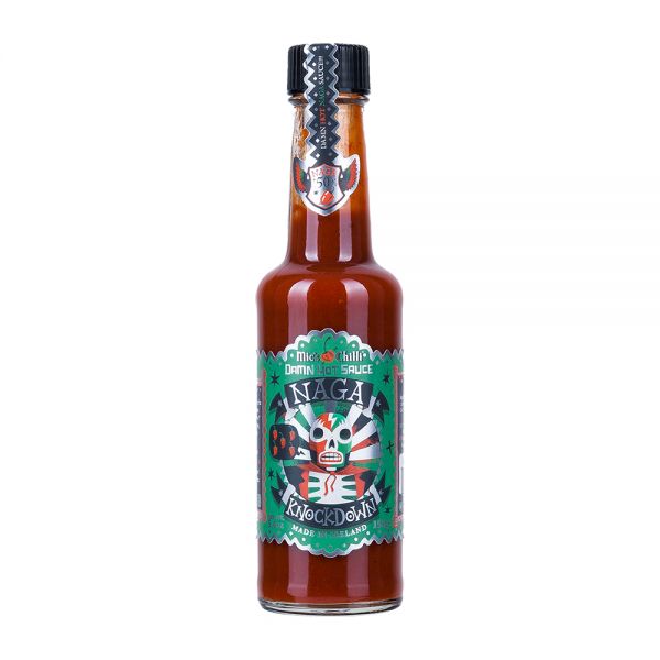 Mic's Chilli | Damn Hot Sauce Naga Knockdown | Chilisauce | 155g