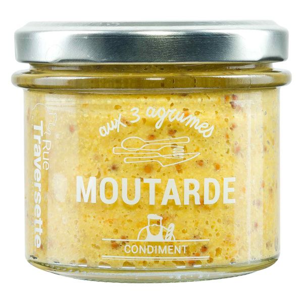 Rue Traversette | Moutarde 3 agrumes | 110g