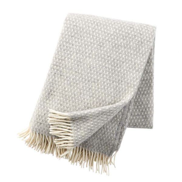 Klippan | Wolldecke Knut | light grey