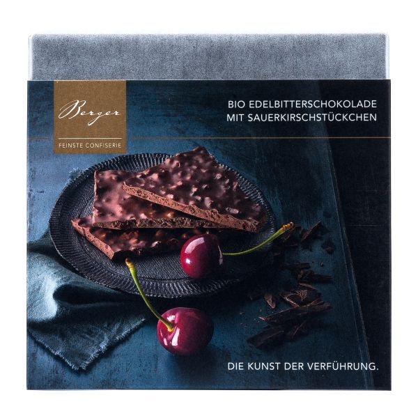 Berger Schokolade | Zartbitter Sauerkirschstückchen