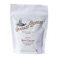 Bonnat Schokolade | Trinkschokolade 80% | Kakao Tropfen | 250g