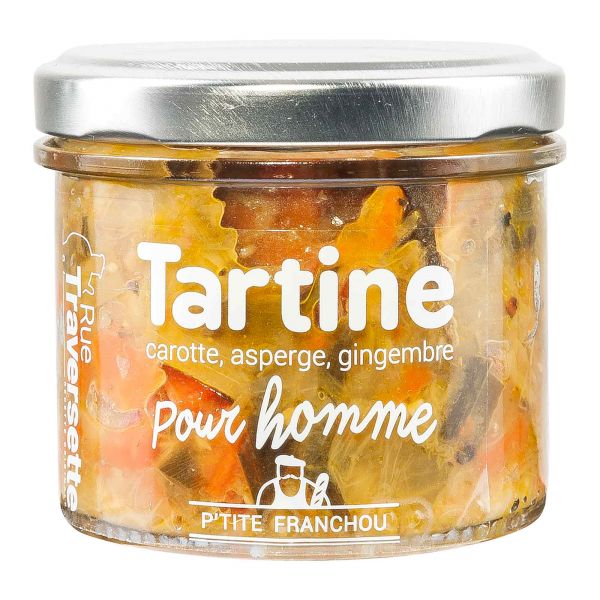 Rue Traversette | Tartine pour homme | Karotte, Spargel, Ingwer | 110g