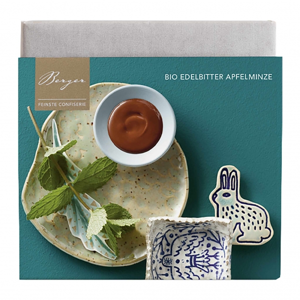 Berger | Bio Edelbitter Schokolade | Alpenminze