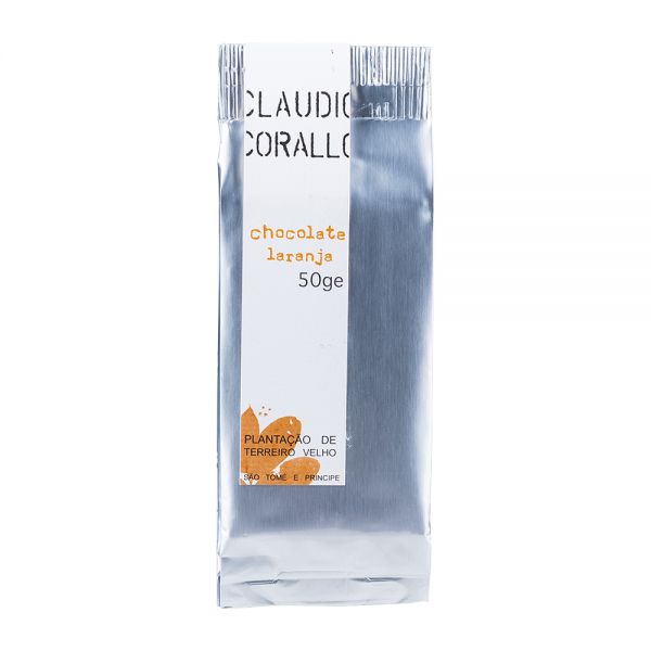 Claudio Corallo | dunkle Schokolade mit Orange | Chocolate Laranja 70% | 50g