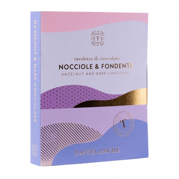 Tastelanghe | Zartbitterschokolade mit ganzen Haselnüssen | 110g