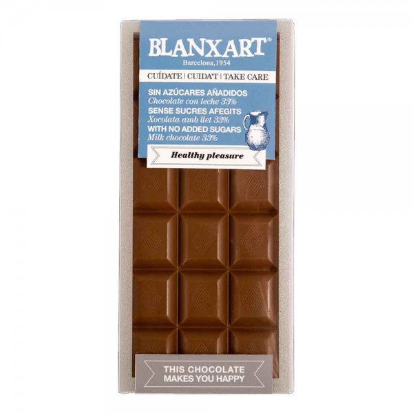 Blanxart Schokolade Vollmilch Zuckerfrei