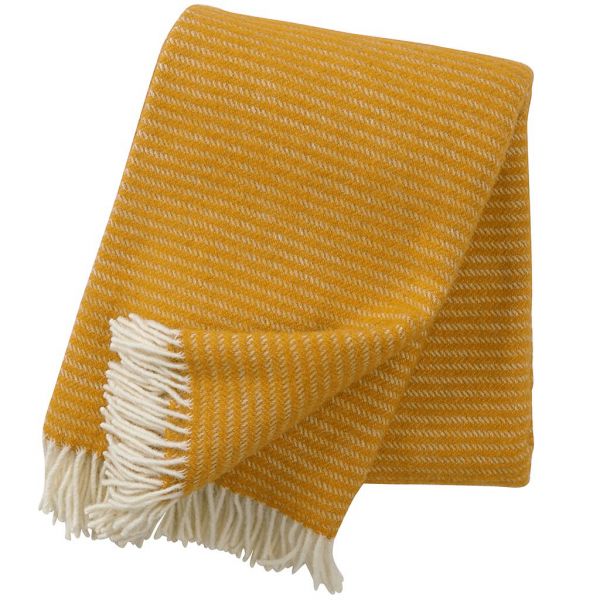 Klippan | Wolldecke Ralph | mustard | eco wool